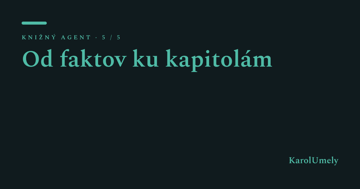 Od faktov ku kapitolám: ako kniha o detstve získa hlas mamy