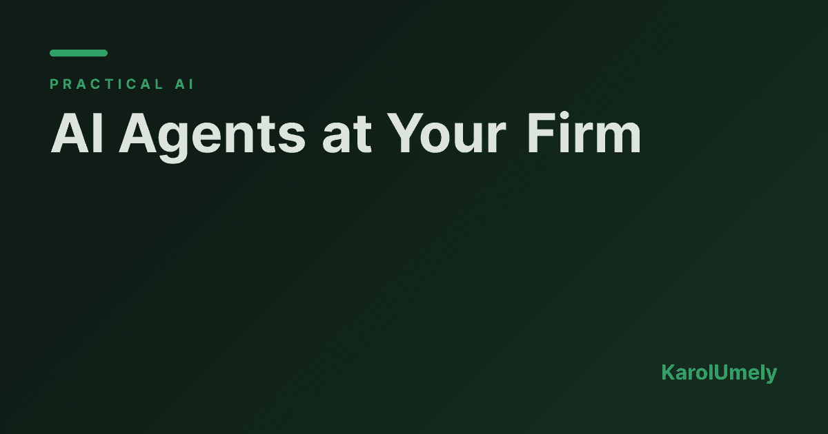 AI agents at your firm: what they really handle (and what they do not)
